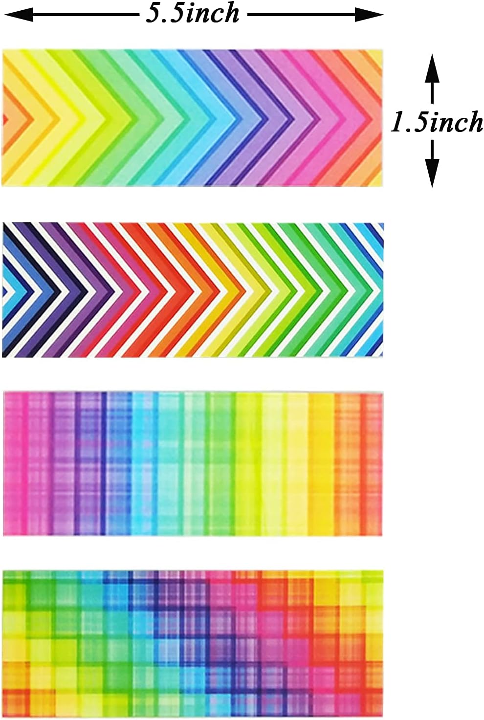 160 Pieces Colorful Geometric Bookmark Set – Random Designs Creative Page Markers for Study & Reading